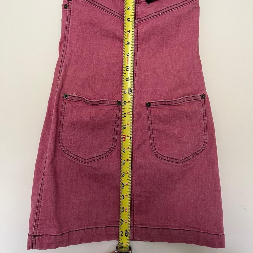 Vintage Reworked Denim Mini Dress - Picture 9 of 9